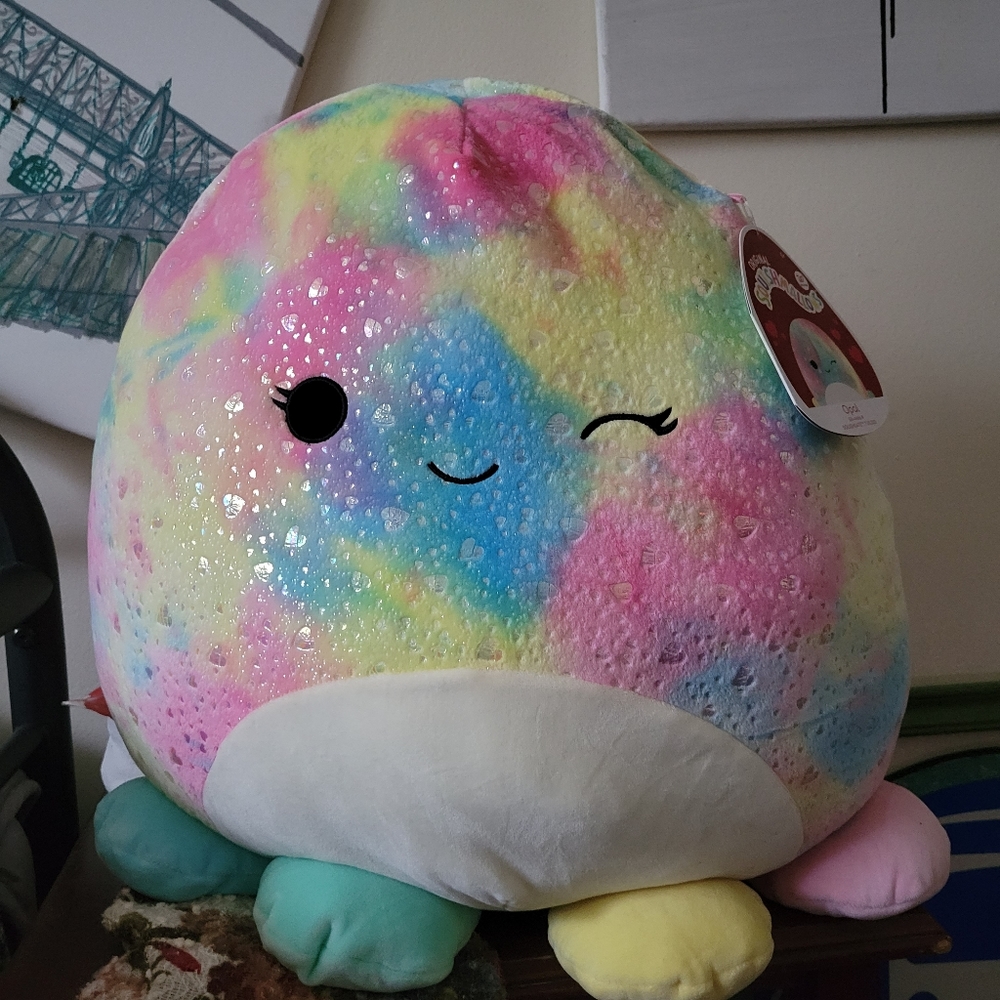 💖16 inches💖 Opal Valentine's day🌈 squishmallow BRAND NEW WITH TAGS